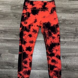 Tie-dye lululemon leggings